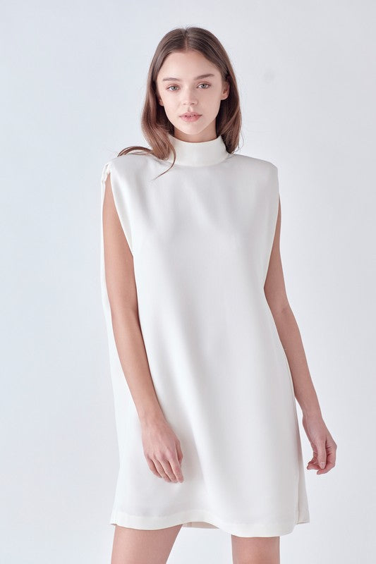 Chic Sleeveless Shift, Off White Chic Sleeveless Shift, Off White