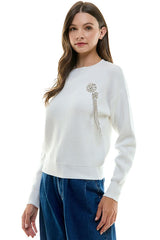 Flower Chain Sweater