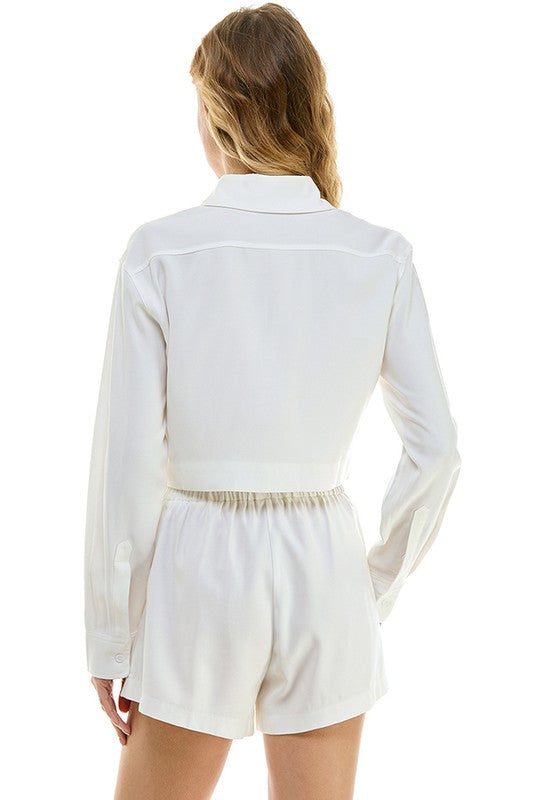Boxy Button Up Shirt