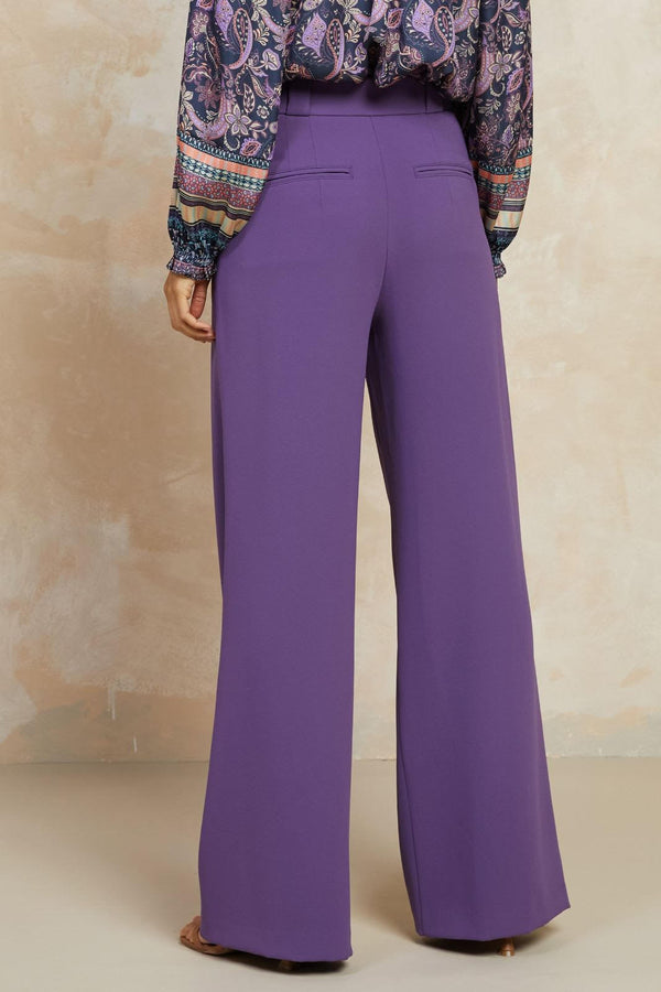 Smoky Purple Tailored Pants