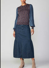 Multi Dimensional Woven Sleeve Sweater