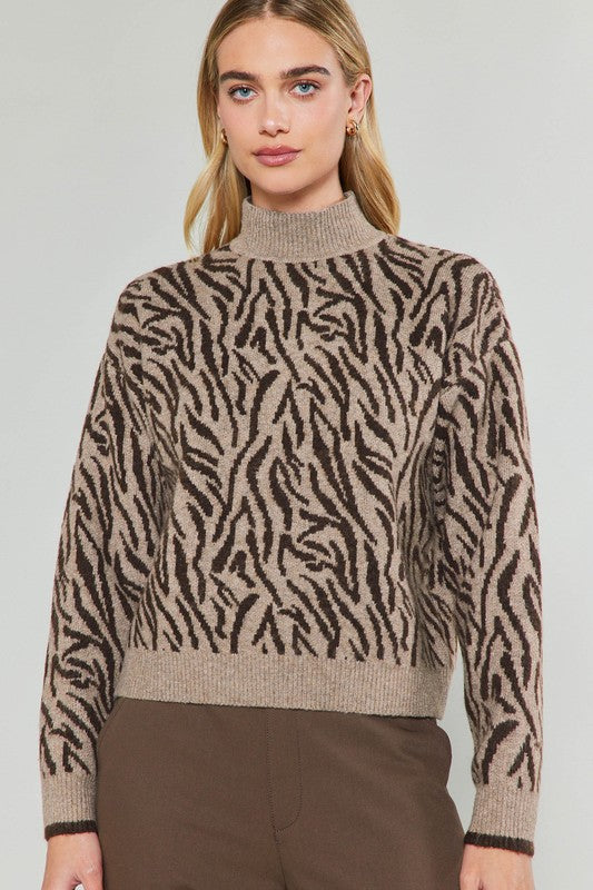 Half Mock Neck Sweater