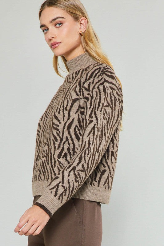 Half Mock Neck Sweater
