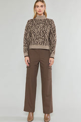 Half Mock Neck Sweater