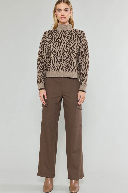 Half Mock Neck Sweater