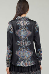 Paisley Print Button Down Shirt