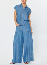 Wide-Leg Palazzo Pants