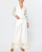 Crochet Lace Cropped Jacket