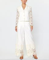 Crochet Lace Cropped Jacket