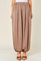 Satin Drift Balloon Pants