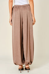 Satin Drift Balloon Pants