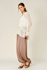 Satin Drift Balloon Pants