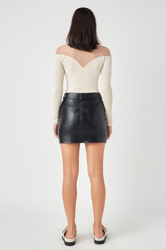 Mesh & Solid Body Suit