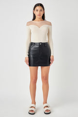 Mesh & Solid Body Suit