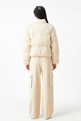 Wide Knit Cargo Pants