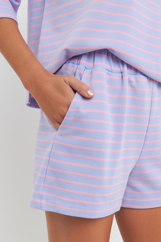 Striped Breton Shorts