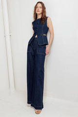 Dark Denim Vest