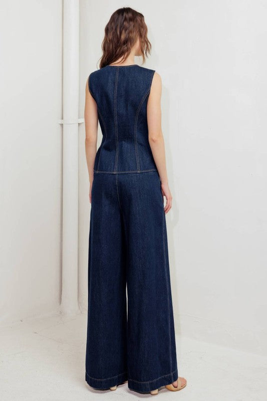 Dark Denim Vest