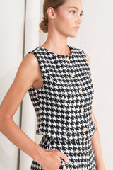 Houndstooth Vest