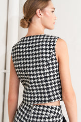 Houndstooth Vest