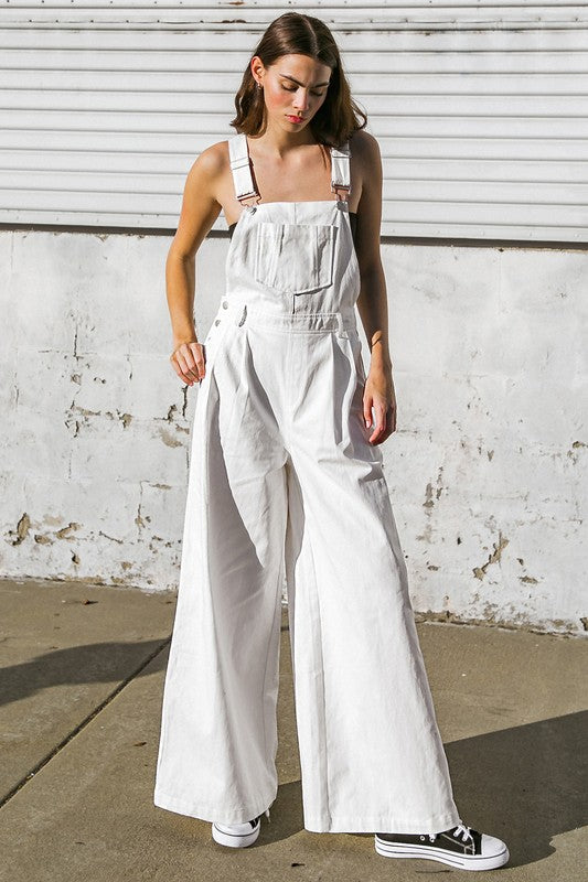 Adjustable Straps Woven Overall