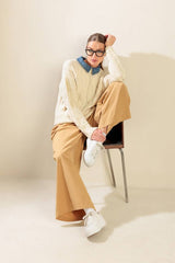 Cream Cable Knit Sweater