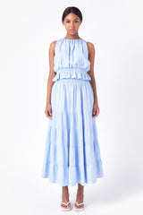 Tiered Maxi Skirt