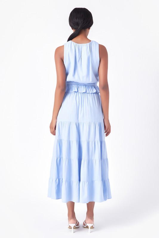 Tiered Maxi Skirt