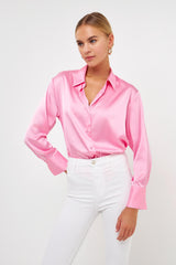 Silky Button Up Top