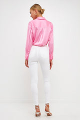 Silky Button Up Top