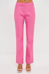 Full Length Low Rise Pants (Pink, White)