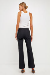 Slim Fit Trousers (Black, Navy)