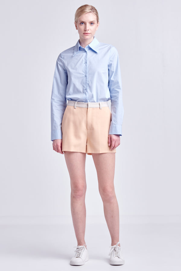 Accent Collar Poplin Dress Shirt