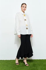 Golden Statement Button Shirt