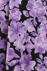 Violet Floral Maxi Dress
