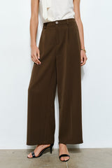Espresso Wide-Leg Pants