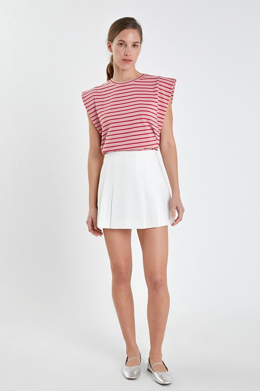 Stripe Sleeveless T-Shirt (2 color ways)