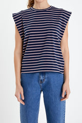 Stripe Sleeveless T-Shirt (2 color ways)