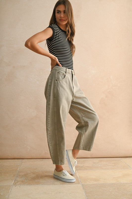 Striped Ribbed Knit Bodysuit (2 Color Ways)