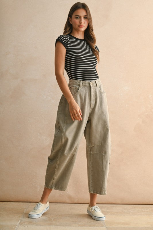 Striped Ribbed Knit Bodysuit (2 Color Ways)